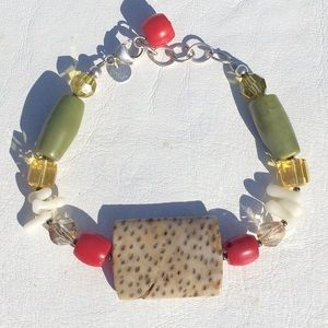 Emily Ray Sterling Silver 925 Genuine Stones/Crystal Bracelet